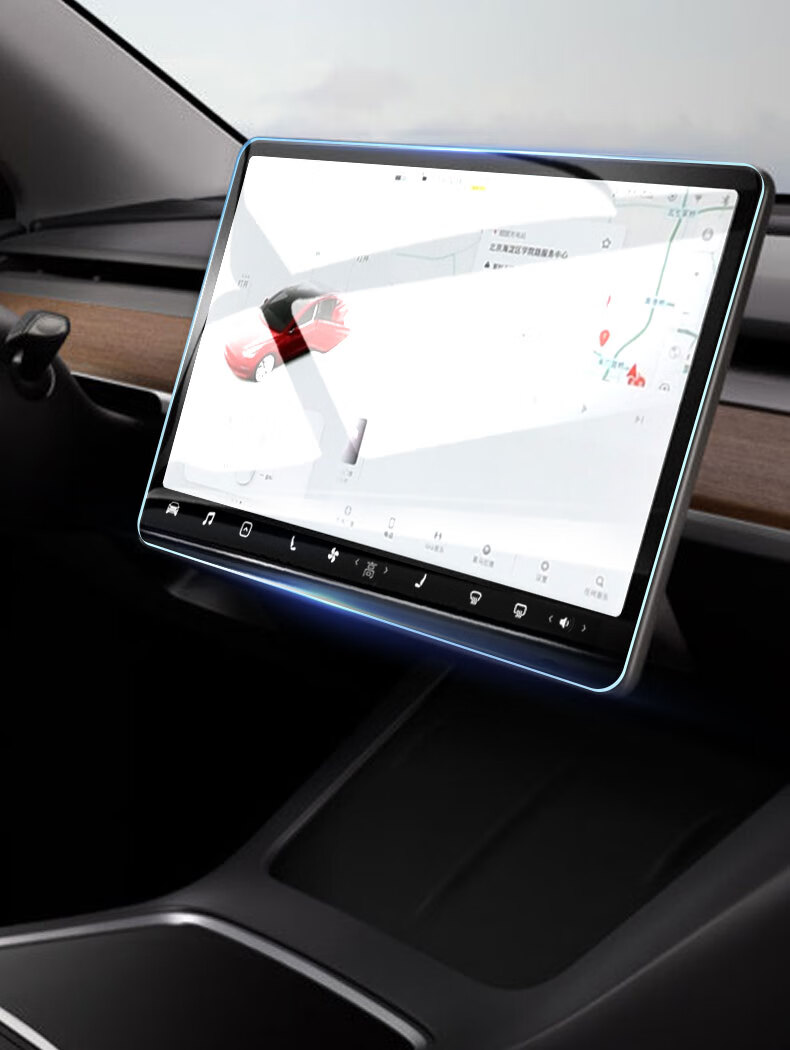 特斯拉modle y屏幕钢化膜特斯拉modle3/y屏幕膜modelx/s钢化膜modle