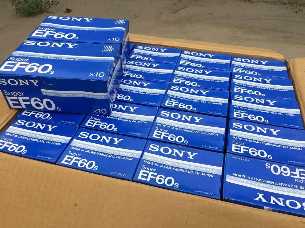 索尼sony/索尼60efs录音带60分钟标准空白磁带复读机录音磁带单盘价格