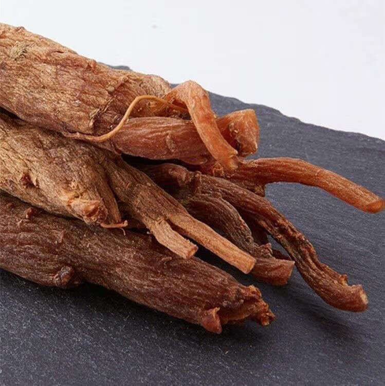 长白山野生红参个东北正宗吉林生晒人大红参高丽参片红参片 足干红参