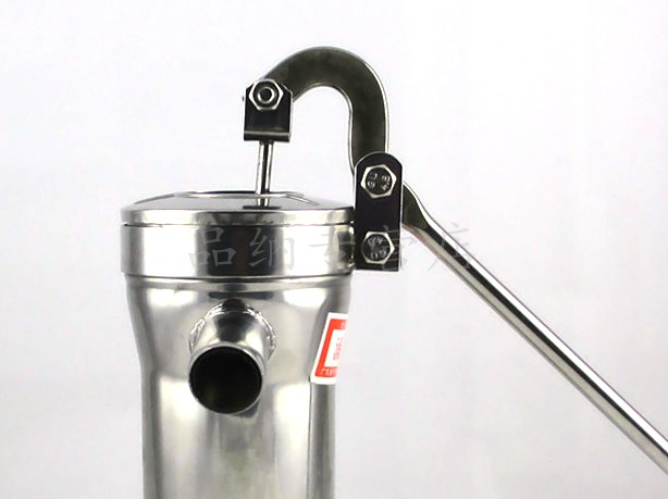 定做85不锈钢压水井皮碗摇水泵手动水井泵家用水井配件摇井头吊篮铁片