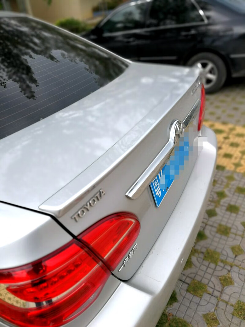 适用适用于0416款丰田花冠尾翼花冠改装专用免打孔带烤漆装饰定风翼黑