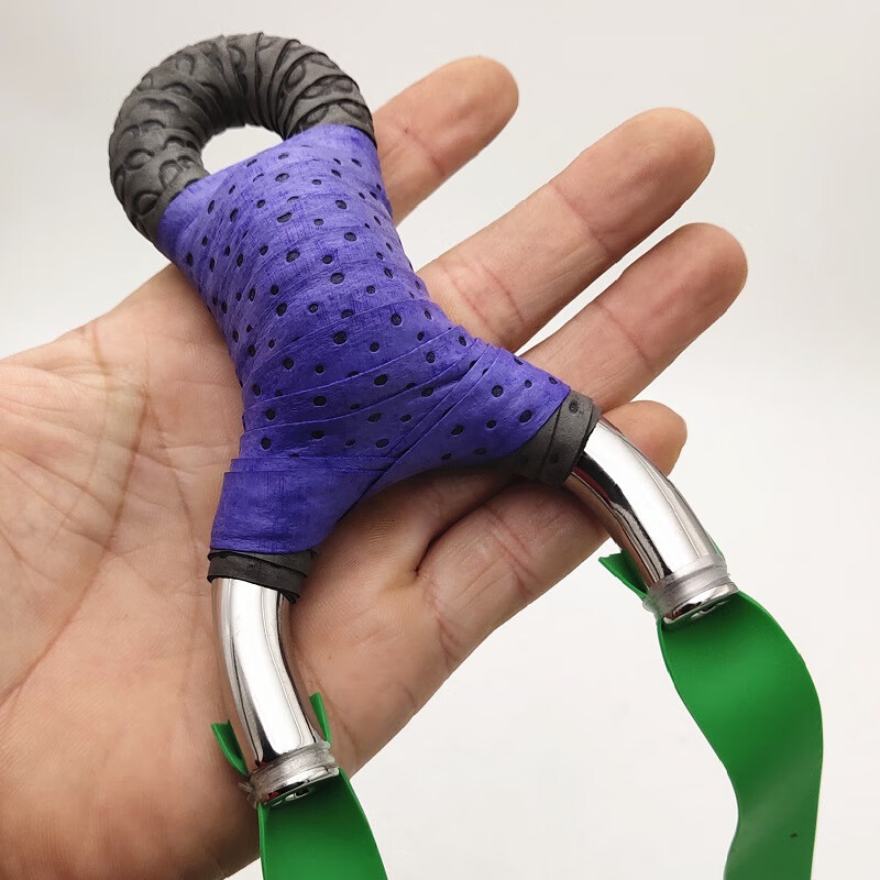 崛适卡球圆皮扁皮筋过顶卡两用弹弓冷弯传统反曲弓304不锈钢飞虎叉