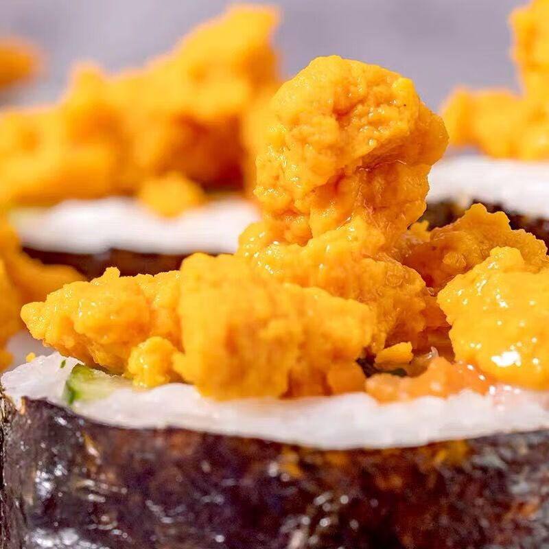 阳江特产海胆肉新鲜冷冻海胆黄纯海胆膏料理炒海胆饭200g 800克 四盒