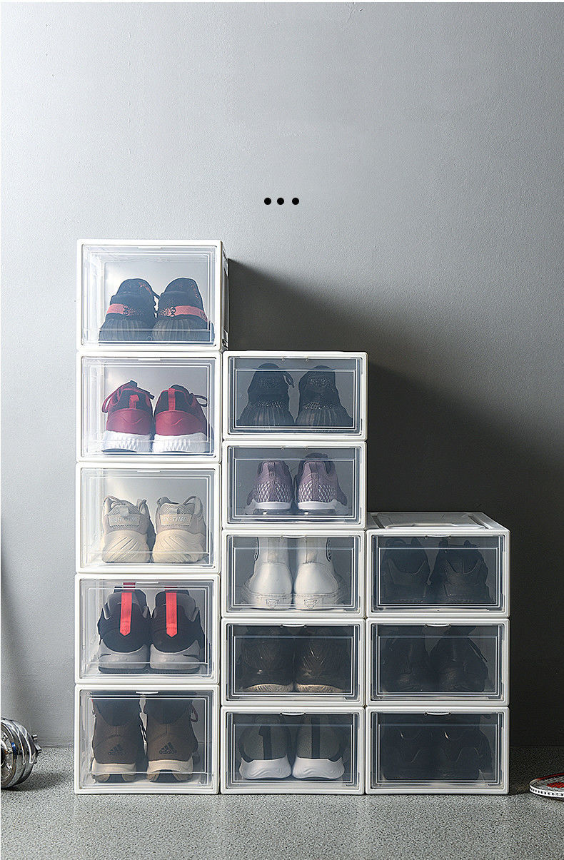 小米mi米家生态家居同款鞋靴收纳盒鞋盒球鞋透明塑料篮球鞋柜球鞋收藏