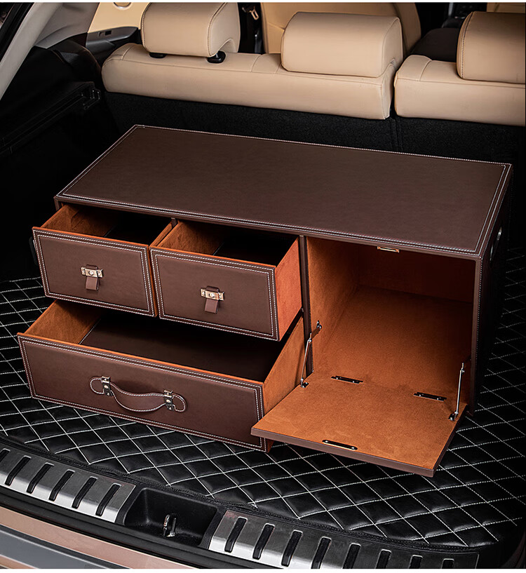 汽车收纳箱后备箱储物箱车载整理箱适用于奔驰宝马奥迪路虎林肯