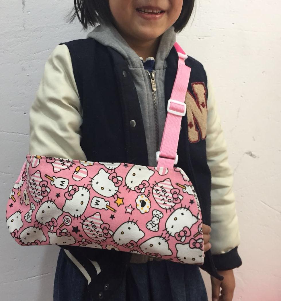 吊手臂带 骨折儿童前臂吊带手臂胳膊锁骨骨折石膏托带腕关节脱臼固定