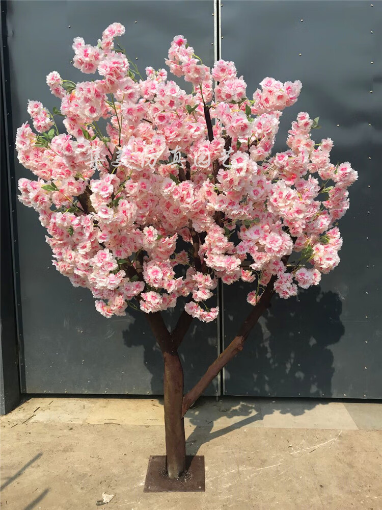 德骊嘉仿真樱花树大型室内装饰假树网红许愿树客厅商场影楼落地摆设高