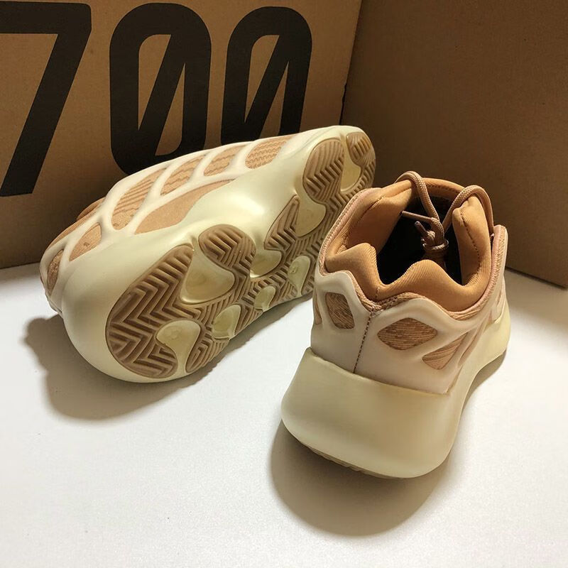 椰子鞋男700出口尾单男断码原单尾货牛货剪标v3运动跑鞋 700v3灰绿(偏