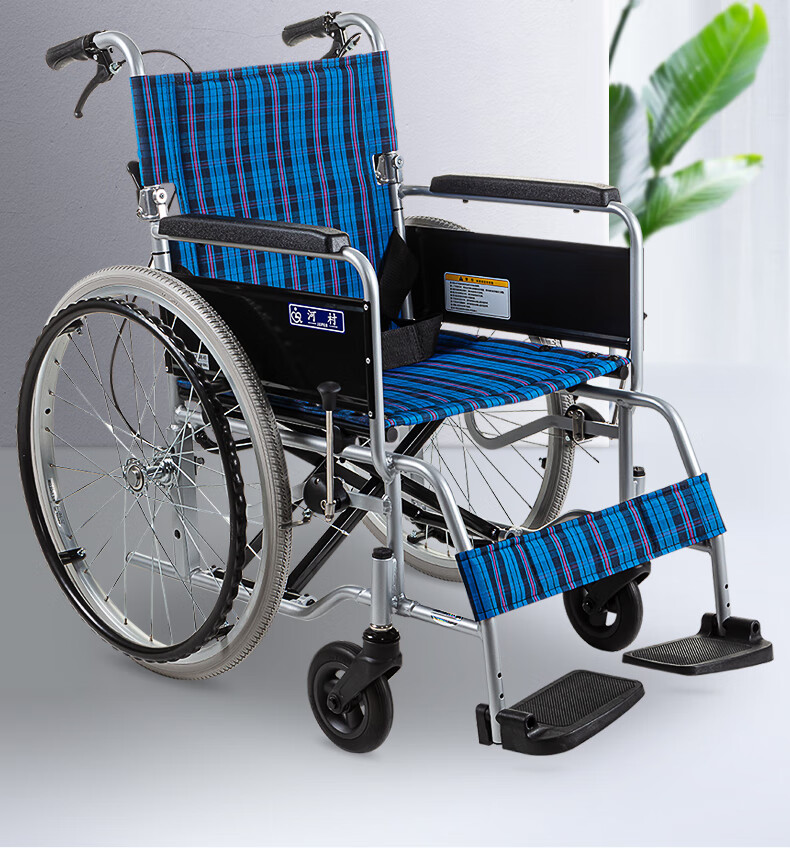 轮椅手动代步车折叠轻便小老年人便携超轻家用小型手推老人sndl 22