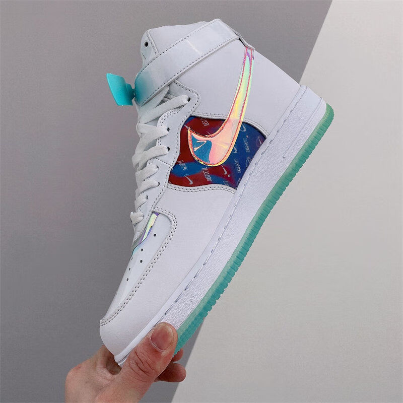 af1 react qs 空军一号 电玩像素换钩镭射高帮男鞋女鞋运动鞋板鞋