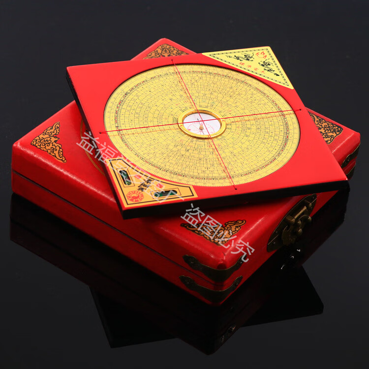 香港通胜5寸6寸8寸10寸三合盘综合盘高精度纯铜风水罗盘 万兴堂通胜6