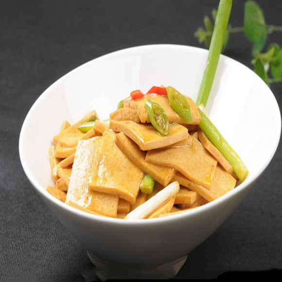 素食千叶豆腐400g/包烧烤q弹嫩豆腐家庭小炒豆腐片火锅千层豆腐 400g*