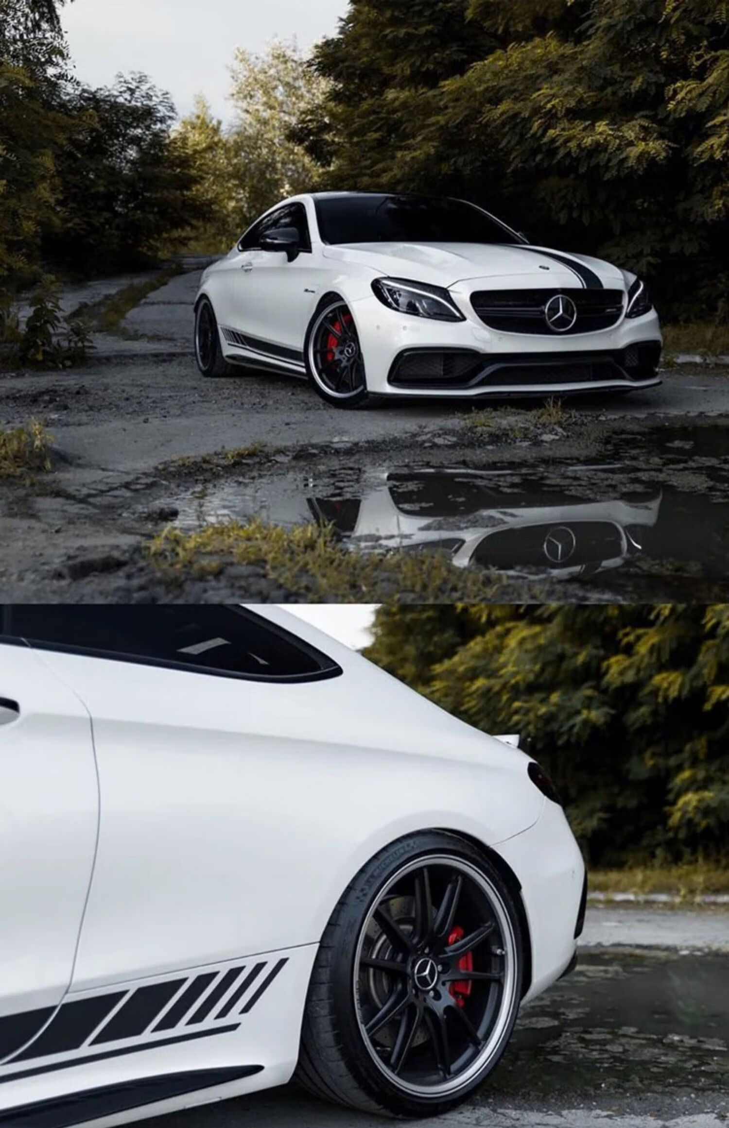 奔驰amg拉花车贴适用于a45/c级/e级/s级/glc/gla/gle/g63车身贴纸