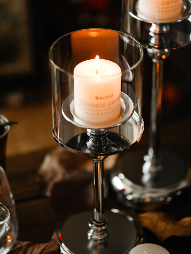 蜡烛台欧式西餐复古烛台香薰蜡烛家用烛光晚餐道具浪漫摆件蜡烛台座