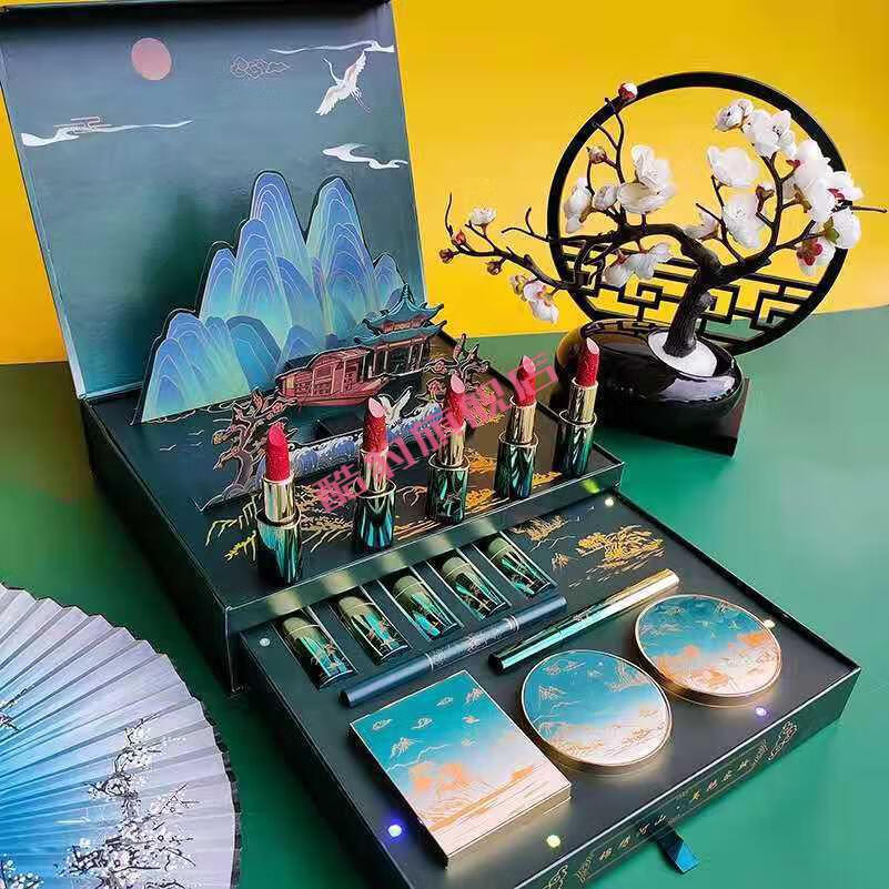 江南风彩妆女神节生日礼物 女生口红彩妆套装全套化妆品全套美妆套盒