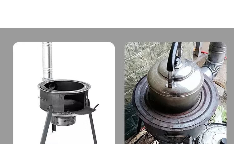 柴火灶农村家用灶煤两用材火灶台单灶新型铁锅煤炭烤火炉 :s64-标准款