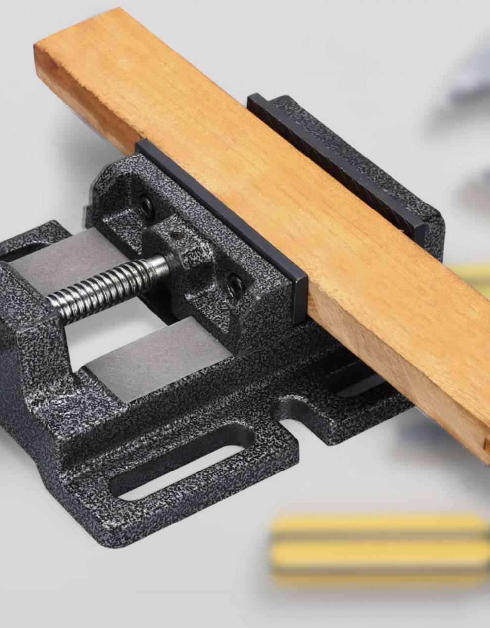 重型美式台钻平口钳钻床电钻支架专用木工小台钳3寸4寸5寸6寸定制定制