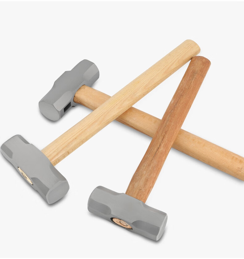 磅锤手锤钢管柄震锤把铁锤铁把锤八磅锤榔头锤子100g木柄钳工锤