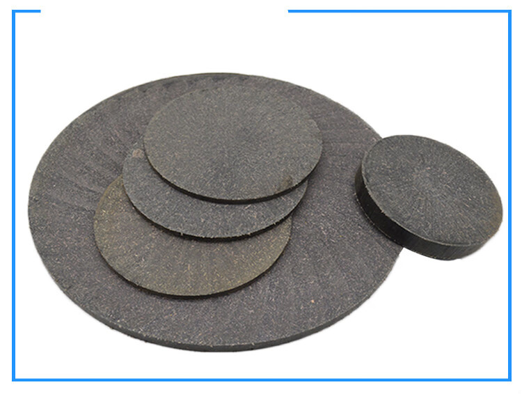 摩擦片圆形刹车片机械摩擦条摩擦块石棉金属刹车片耐磨石棉制动片