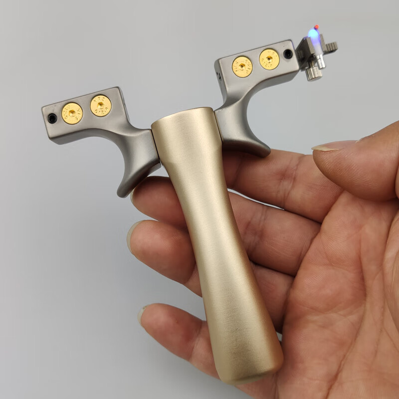 高准度成人弹弓传奇2020钛合金弹弓快压免绑扁皮弓tc21精准弹工器眭氏