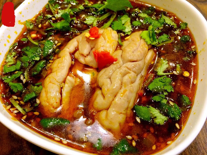 宝然新鲜猪脑花 火锅酒店食材 猪脑子带小脑脑髓 8副约700g