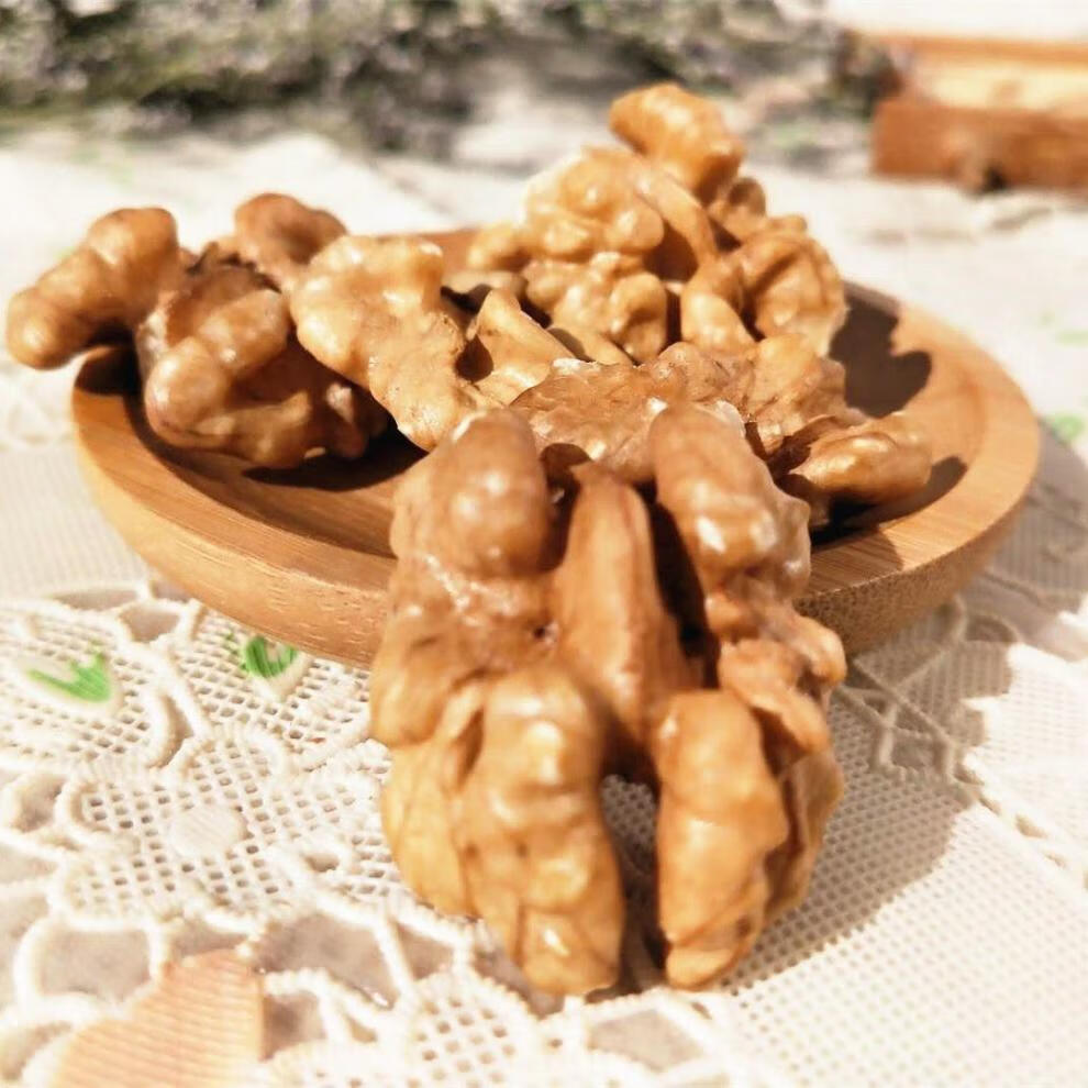 椒盐核桃仁盐焗奶香核桃仁琥珀核桃仁孕妇坚果肉新货散生核桃仁干