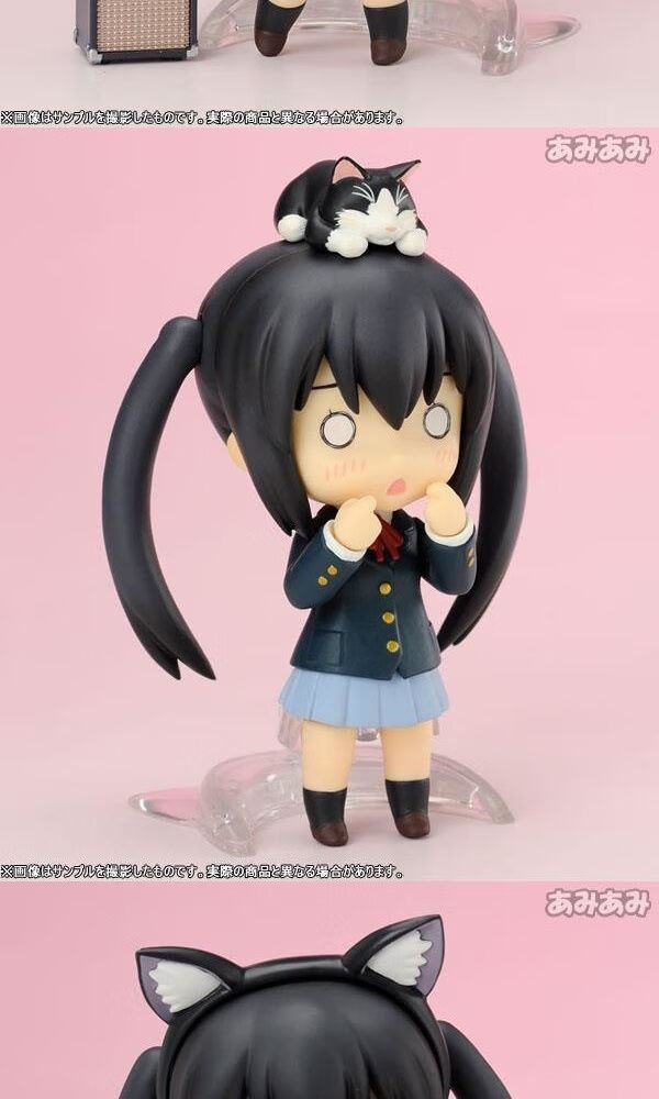 gsc粘土人轻音少女中野梓104#秋山澪#82q版可换脸手办模型 中野梓104