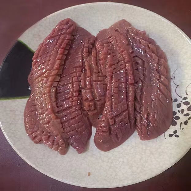 国产脆爽猪腰花已去骚新鲜猪腰火锅烧烤冷冻青封铭国产精切大片腰花2