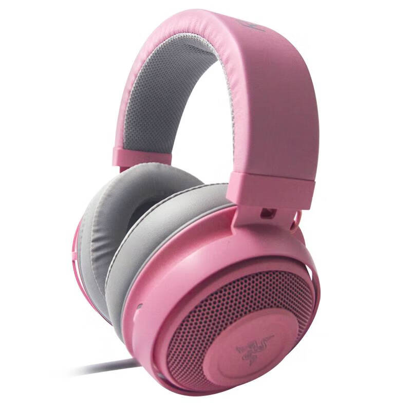 1环绕声道游戏耳机粉晶猫耳吃鸡耳麦 北海巨妖粉色 2年官保 标配
