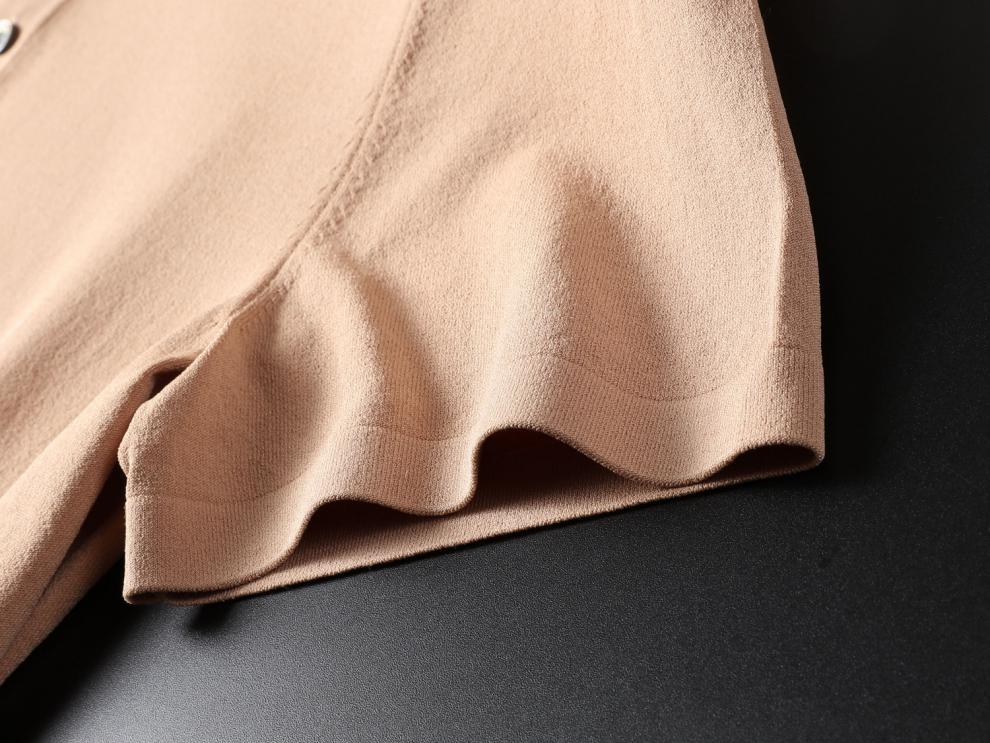 gg u mk品牌大牌奢侈品男装经典 冰感进口超细伊力特男士商务修身针织