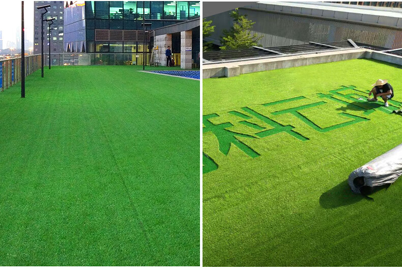 优茂 绿色底板仿真地毯草坪塑料阳台仿真屋顶隔热遮草坪假草皮落地
