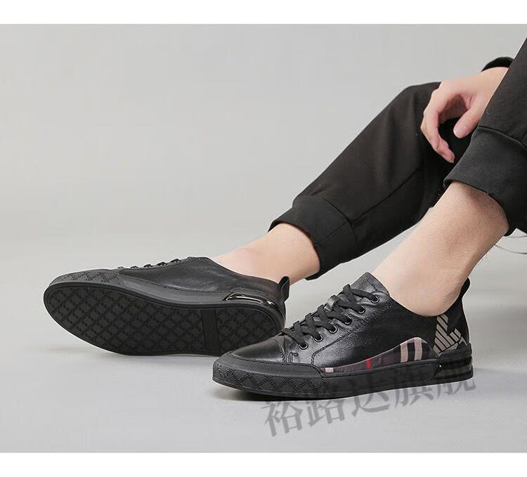 卢晶明服装商行kuse/库瑟男鞋2022新款欧洲站时尚百搭男士小白鞋2022