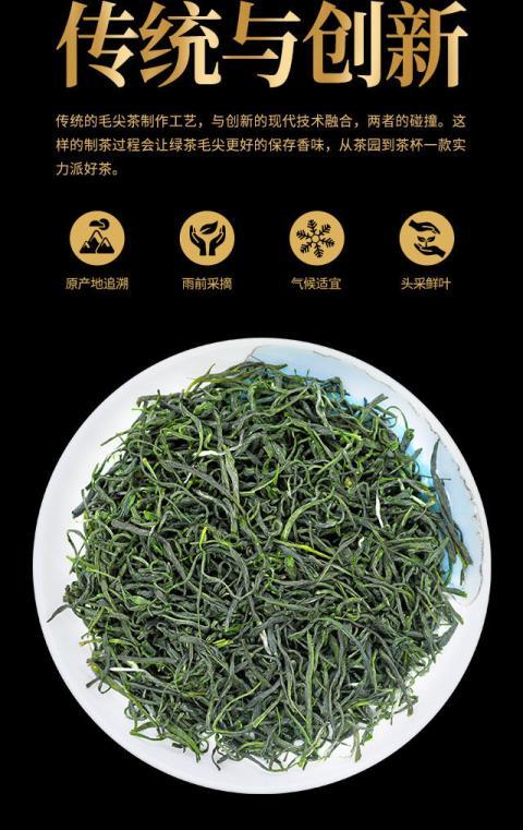 溪云山 信阳原产地 毛尖2022新茶茶叶绿茶浓香耐泡型高山云雾500克