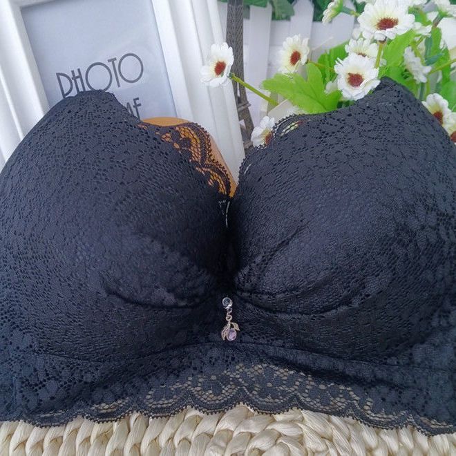 姿秀可加厚文胸超厚馒头杯小胸聚拢显大[无钢圈]小胸加厚聚拢文胸平胸