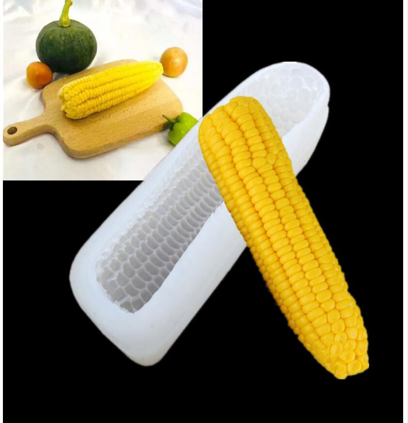 梵季diy小玉米果冻硅胶模具慕斯蛋糕家用模型形状3d玉米模具烘焙模具