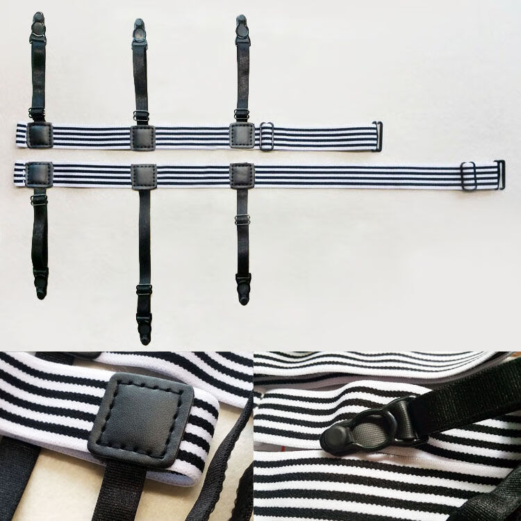 衬衫固定夹男女通用衬衫防滑防皱防溜出吊袜夹大腿环吊袜带衬衫固定夹