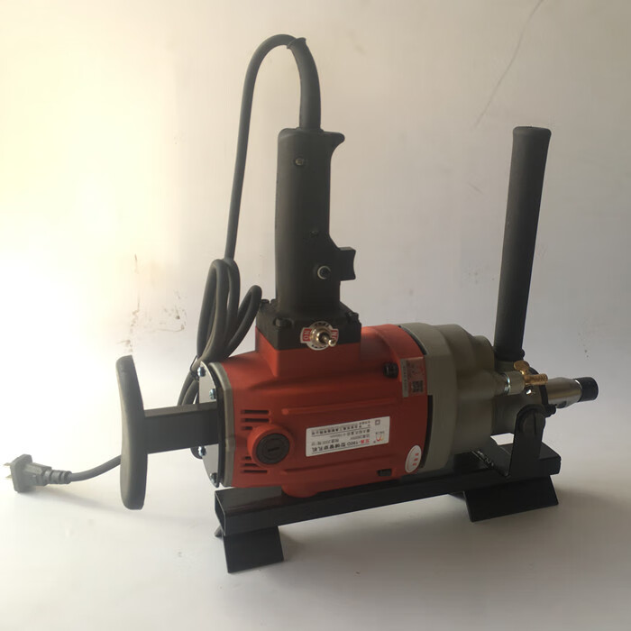 双高水钻220v自来水铺管机小型手持190顶管机打孔机过路铺管4000w