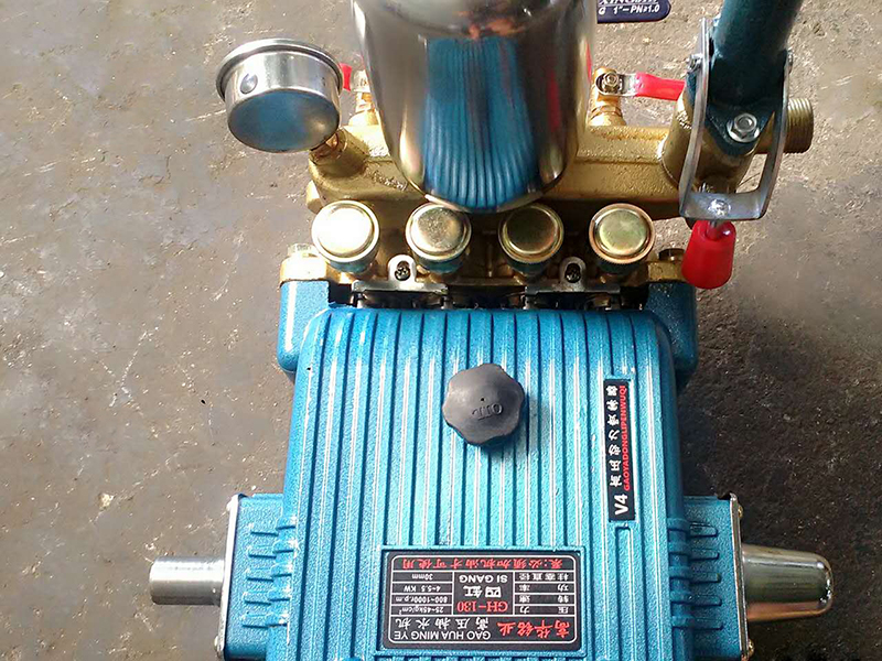 椿度100型四缸柱塞泵免加黄油农用高压喷雾器打药机抽水机洗车泵加厚