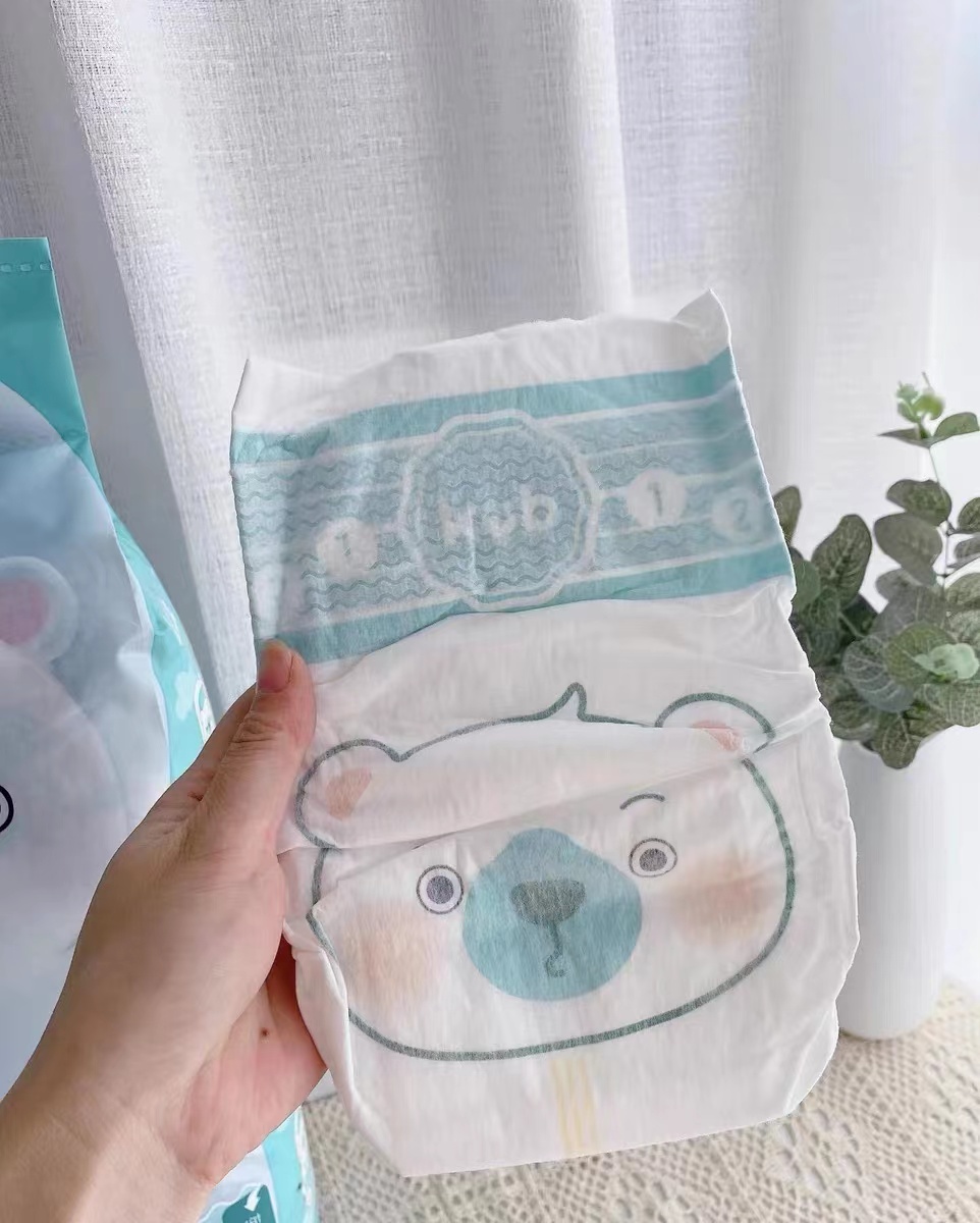 【柔软舒适】可优比(kub)双芯体纸l尿裤bb熊纸l尿裤婴儿透气新生宝宝