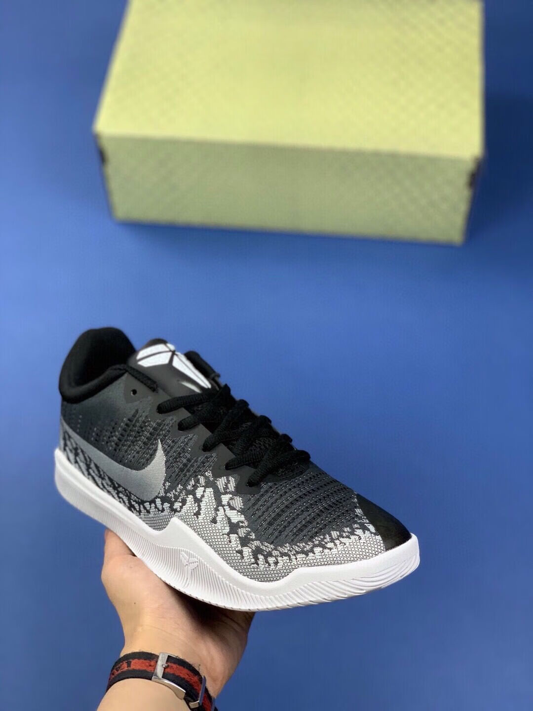 mambafocusep曼巴精神篮球鞋文化鞋运动鞋男子低帮跑步鞋黑蓝40