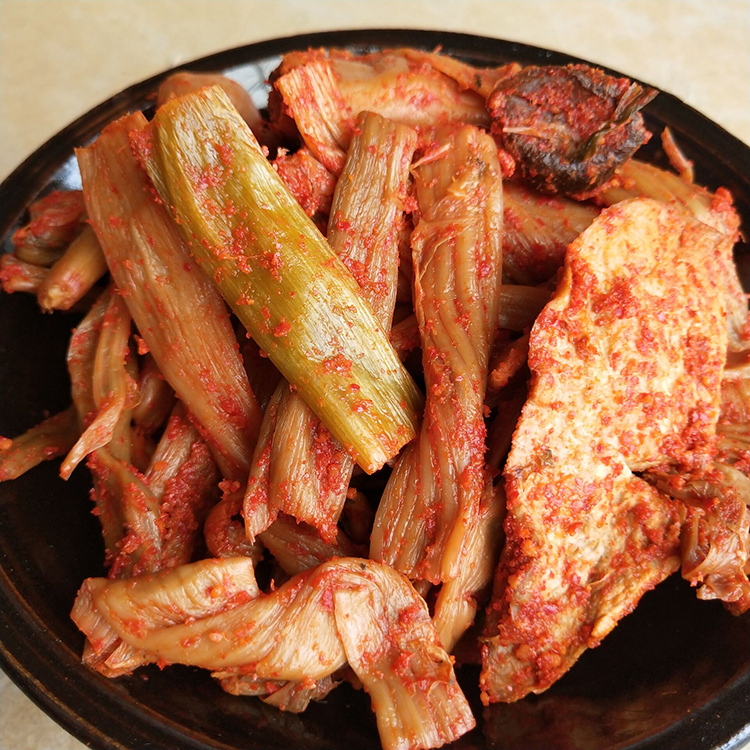 贵溪捺菜江西特产手工奈菜乡下土产品农家腌菜咸菜1斤年货 1斤甜辣 1