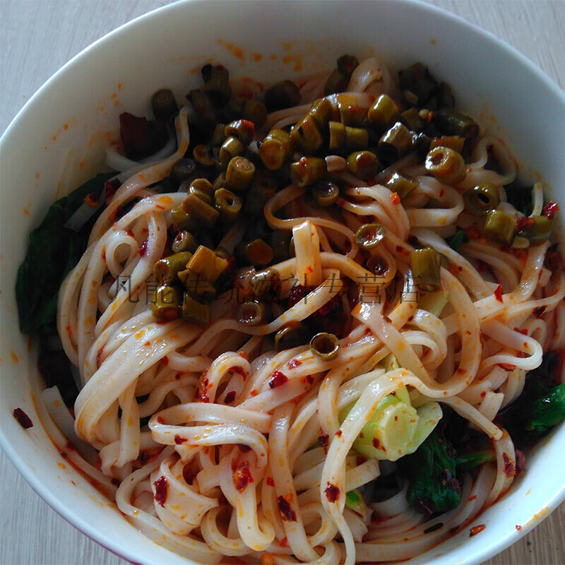 贵州特产干宽粉铜仁特色干盘子粉干米粉宽粉1500克