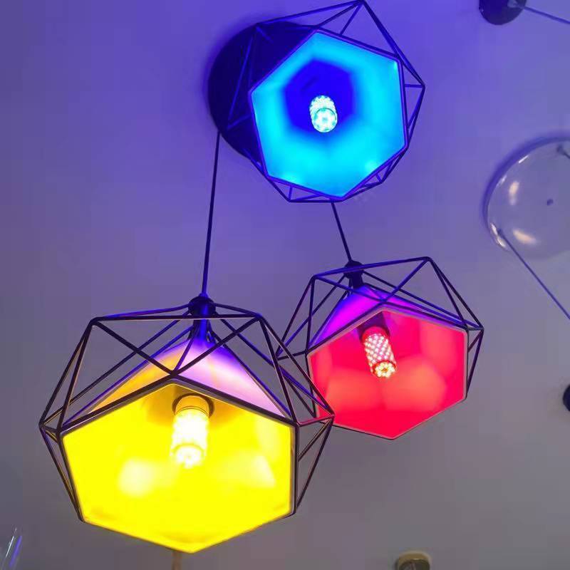 惠利得定制适用led彩色灯泡灯光氛围灯七彩灯泡情调灯网红拍照补光