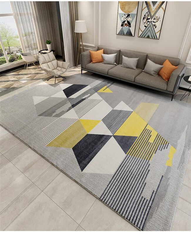 东升办公室地毯茶几房间ins北欧地毯客厅沙发卧室床边毯办公室网红