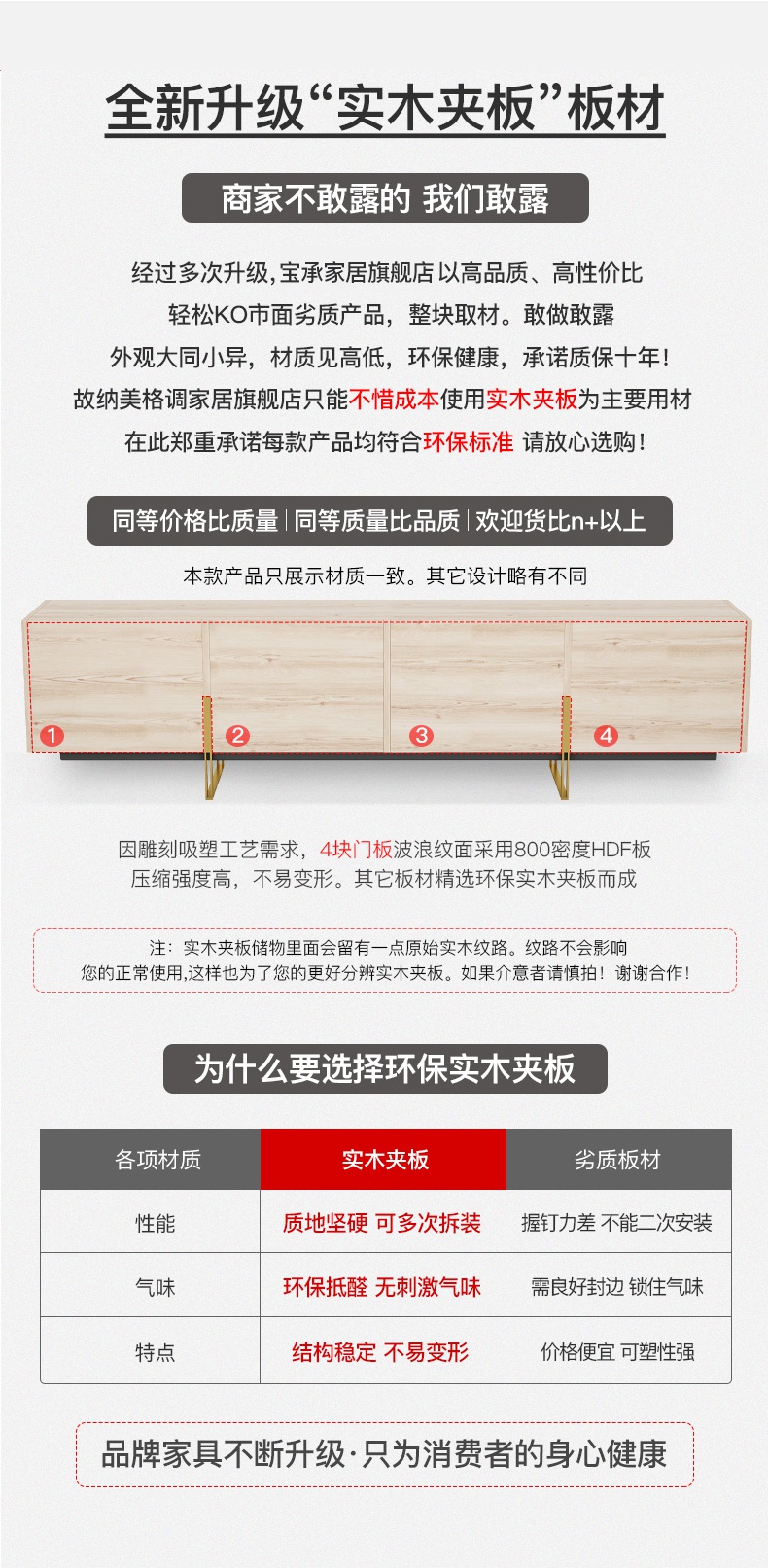 【七夕礼遇季】简奢表情 轻奢岩板电视柜茶几组合客厅家用收纳储物柜创意马鞍皮电视柜 1.8米电视柜【马鞍皮+岩板】