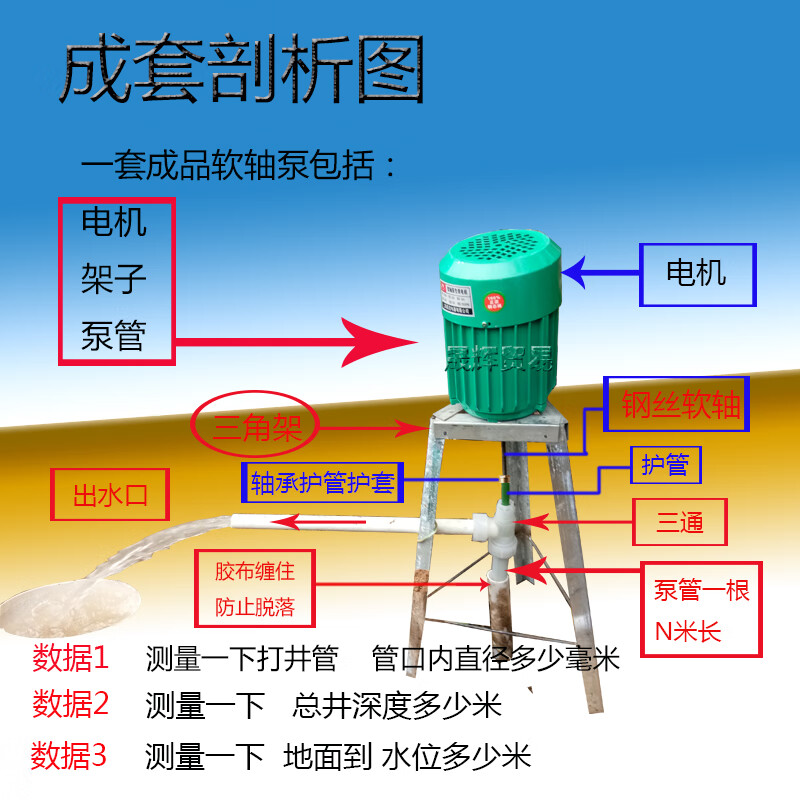 家用软轴泵安装步骤图片