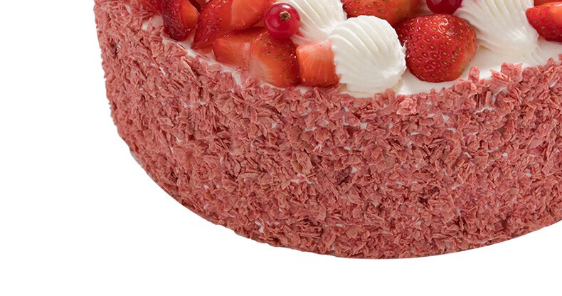 味多美 草莓丝绒蛋糕 生日蛋糕 同城配送 北京店送 水果蛋糕 奶油蛋糕