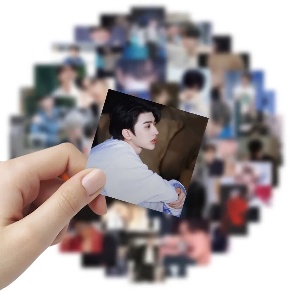 蔡徐坤同款追星手账贴纸创意周边装饰素材防水贴画 蔡徐坤-60张【图片