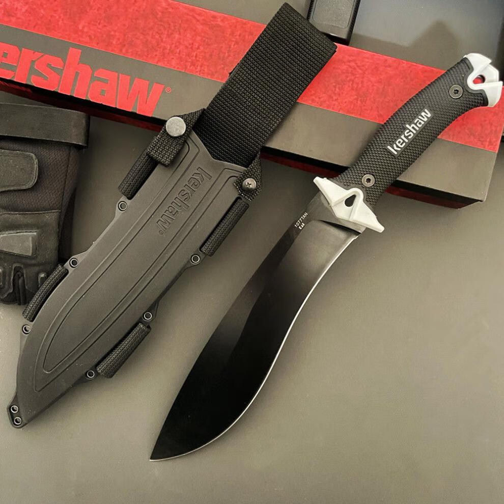 尼泊尔军刃长款大马士革开刃刃户外弯刀防身大号廓尔喀弯刃随身匕