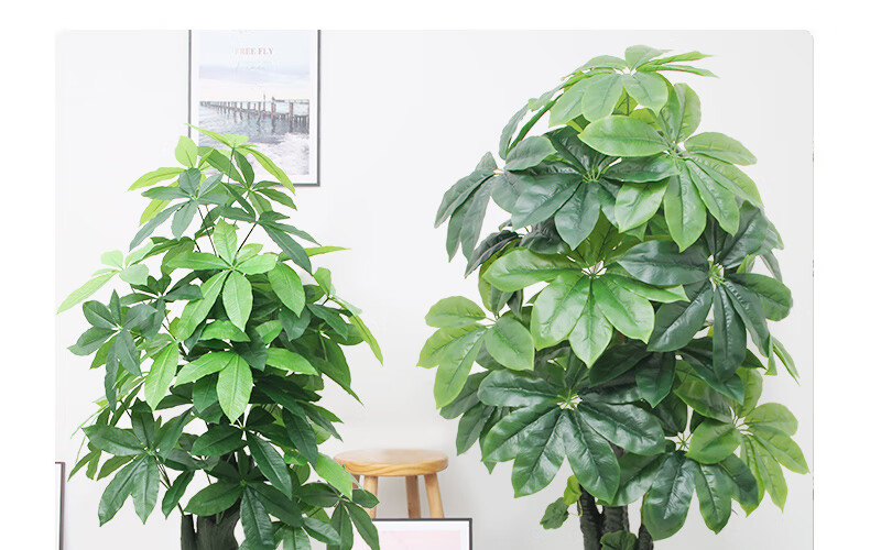 仿真树盆景摆件仿真发财树盆景盆栽室内客厅卧室绿植装饰假树盆景仿真